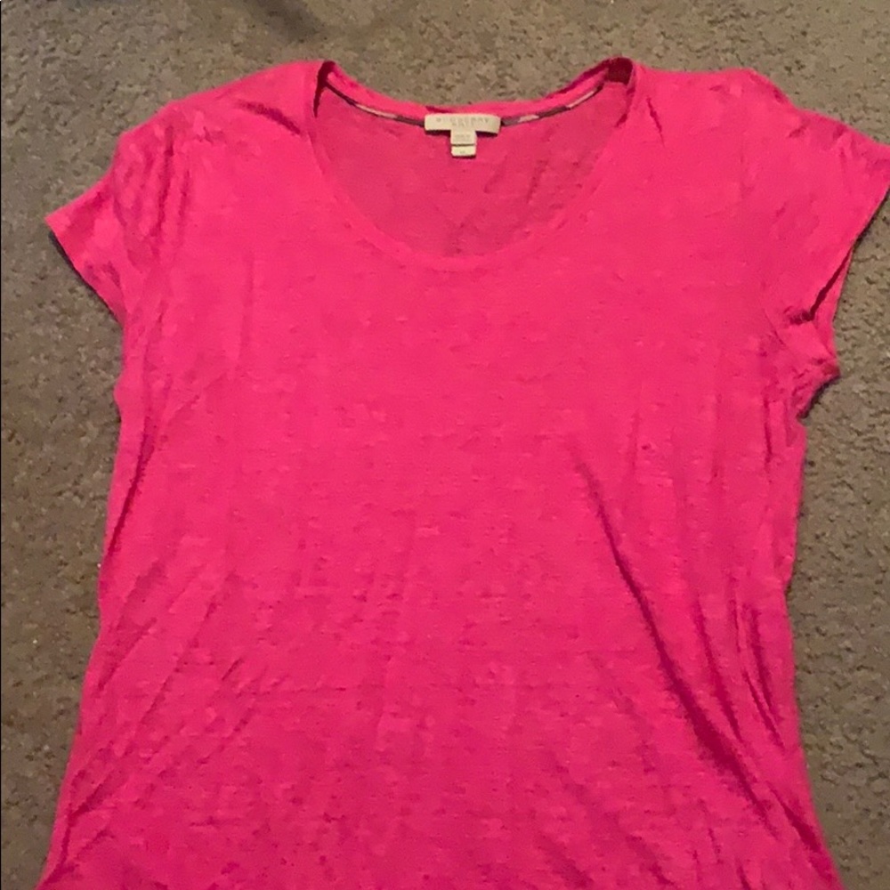 Hot pink Burberry top